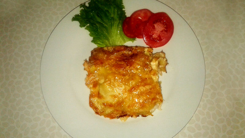 Питание на Иссык-Куле. Мясо по французски